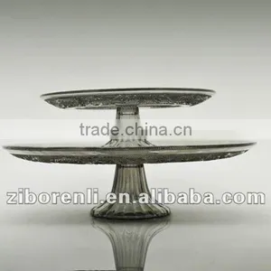 Wholesale High Quality Glass Cake Plate thumbnail-2
