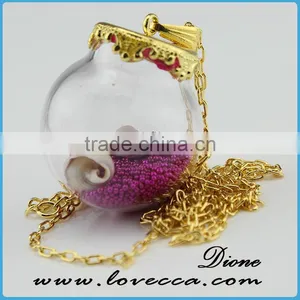 DIY Handmade Starfish Shell Glass Bottle Vial Wish Pendant Stagement Necklace thumbnail-5