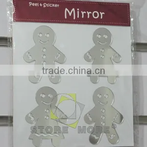 Snowman Mirror Self-adhesive Magnifying Mirror Sticker thumbnail-1