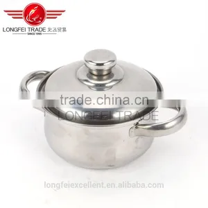 Europe Style New Design 2pcs Pot Stainless Steel Cookware Pot Sets thumbnail-4