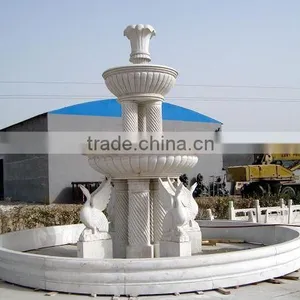 Outdoor Stone Garden Figure Water Sandstone Fountain thumbnail-4