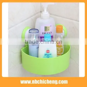 Colors Plastic Bath Corner Rack Wall Mounted Storage Corner Holder thumbnail-1