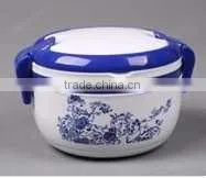 Portable Single Round Lunch Box With Lock thumbnail-1