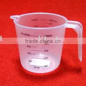 500ML Plastic PP Transparent Measuring Cup thumbnail-1