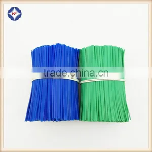 Food Industrial Use Colorful Plastic Single-core Twist Tie thumbnail-1