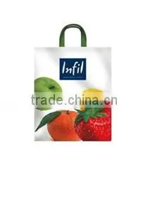 Disposable Clip Close Handle Plastic Bags for Food and Fruit thumbnail-1