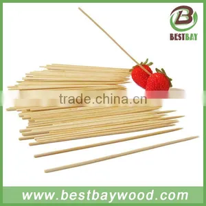 30cm Long Hot Sale Disposable Round Bamboo Skewers For BBQ Or Food thumbnail-3