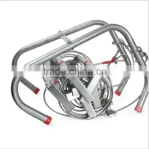 New Product High Strength Lifesaving Equipment Steel Wire Lightweight Extension Ladder thumbnail-2