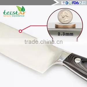 Chef's Knife 7.5 Inch German High Carbon Stainless Steel, Very Sharp, Balanced Comfortable Handle, Multipurpose Kitchen Knife thumbnail-2