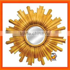 Gold Decorative Mirror/ Art Decor Mirror thumbnail-1