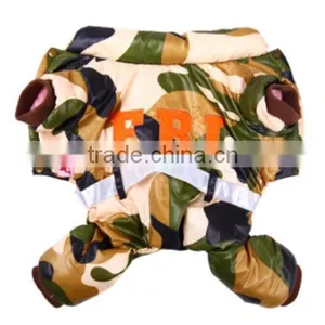 Dog Winter Jacket Dress Waterproof Dog Police Jumpsuit Apparel/ Dog Police Apparel thumbnail-3