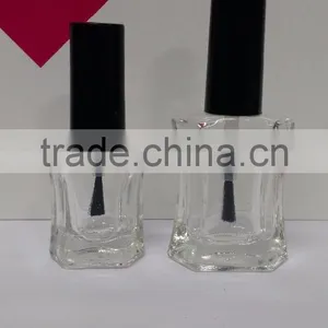 14ML Plain Empty Glass Bottle,Nail Polish Glass Bottles, Caps and Brushes thumbnail-2