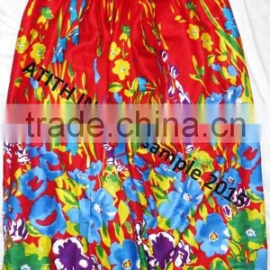 COTTON PRINTED TROUSERS thumbnail-1