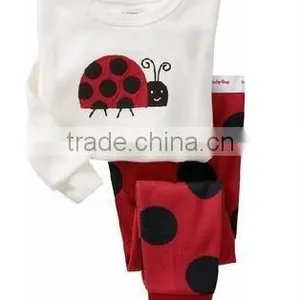 Wholesale Baby Boys and Girls Long Sleeve 2pc Cotton Pajmas Kids Pijamas Child Sleepwear thumbnail-2