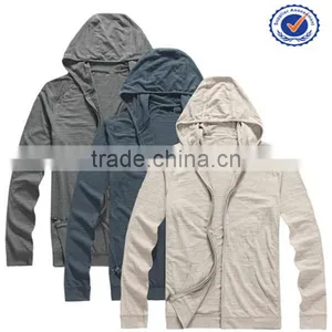 Bulk Plain Wholesale Slim Fit Custom Hoodies for Men thumbnail-1
