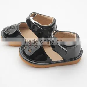 New Style Kids Rubber Baby Shoes Squeaky Shoes for Black thumbnail-3