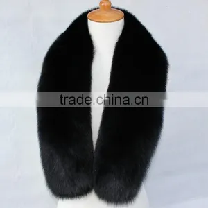 Myfur Natural Large Fox Fur Collar / Fur Trim for Winter Coat/Parka thumbnail-1