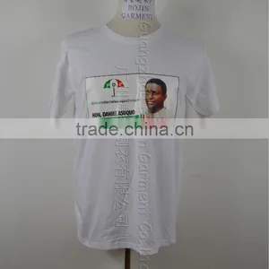 Custom Cheap Polyester Election t Shirt With Face Heat Tranfer Printing thumbnail-4
