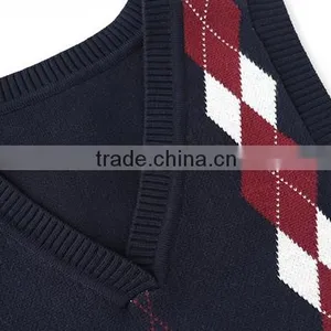 China Best Price Two Color 2017 Man Sweater Vest for Wholesale thumbnail-2
