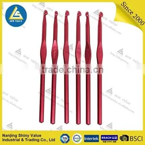 Custom Single Red Aluminum Crochet Knitting Needles thumbnail-1