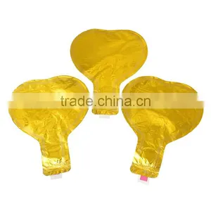 Aluminium Foil Balloons Party Decoration Heart Golden thumbnail-3