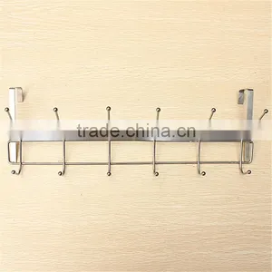 Lowest Price New Chrome Stainless Steel Door Hanger Storage Hat Coat Towel Hook Clothes Hanging With 12 Hooks thumbnail-4