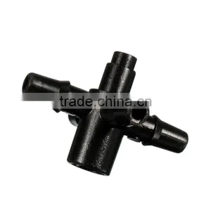Hot Sale 5 Way Agricultural Garden Plastic Irrigation Connector 1/4 Inch Barb Drip Cross Connector Fittings Garden Sprinklers thumbnail-5