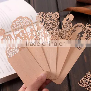 Korean Stationery Craft Through Carved Wooden Bookmark thumbnail-1