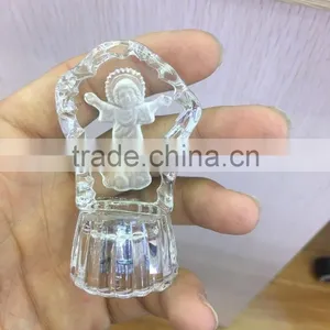 Wholesale Glitta Fashion Wedding Gifts for Guests Christianity Jesus Christian Crystal Gift Wedding Favors JC-CC-01 thumbnail-5