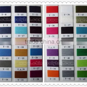 Wholesales High Quality 100% Polyester Ring Spun Yarn for Knitting and Weaving thumbnail-4