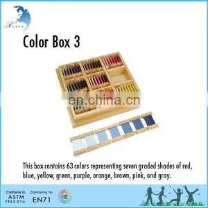 Chinese Supplies Primary School Counting Childhood Sensorial Montessori Material Geometric Solid Bases and Planes thumbnail-2