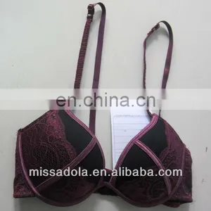 Latest Fashion Padded Bra Sexy Lace Brassiere thumbnail-1