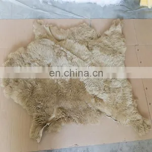 Top Grade Factory Direct Natural New Finished Tanned Processed Colorful Sheep Fur Skin thumbnail-1