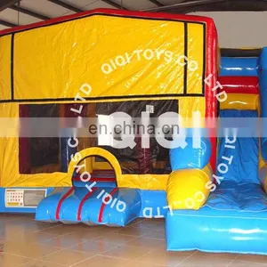 Inflatable Castle With Slide Bouncy Castles Inflatable Combo thumbnail-1
