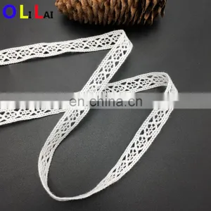 OLCT453 1.0cm Fashion Blue Cotton Crochet Guipure Tillle Lace Trimming for Ladies thumbnail-4