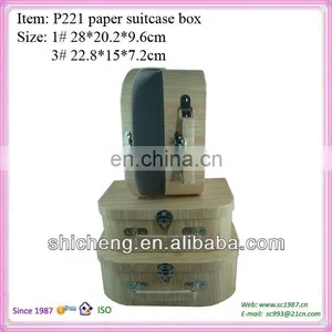 Hot Sale Cardboard Suitcase Box Wholesale thumbnail-1