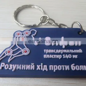 Cheap Custom Logo Pvc Key Rings thumbnail-2