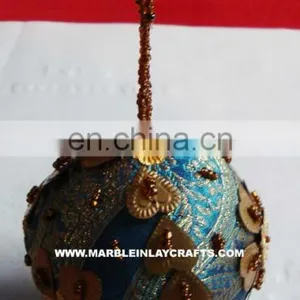 Handmade Balls, Embroidery Tree Hangings thumbnail-1