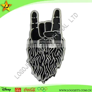 Factory Wholesale Custom Made Metal Name Soft Enamel Pin Badge thumbnail-3