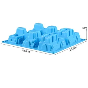Free Sample Food Grade Heat Resistant Nontoxic Silicone Cake Mould Baking Mousse Pudding Mould Tool Car/Vehicle thumbnail-5