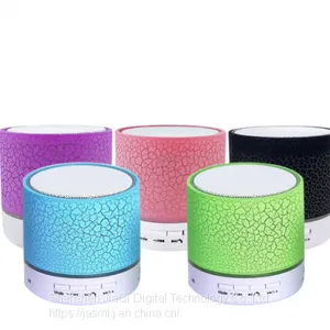 The New A9 Crackle Multicolored Wireless Portable Bluetooth Speaker Card With a Low Voice Gun Mobile Phone Outdoor Gift thumbnail-1