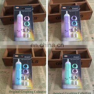 Hot Selling Electronic Eraser High Speed Motor Electric Erasers Blister Card Packing Erasers thumbnail-1