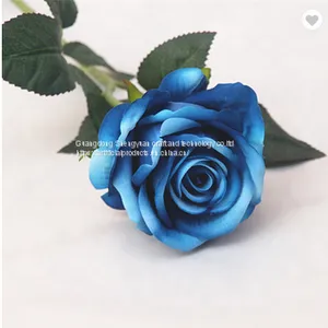 Looking Real Artificial Rose Flower for Decoration With Rose Head thumbnail-1