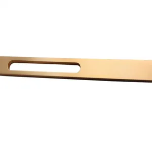 Filta Hardware Furniture Cabinet Drawer Aluminum Anodized Champagne Gold Pull Handle 4507 thumbnail-1