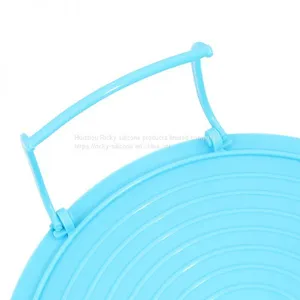 3 Colors Microwave Insert Plastic Stand Multifunction Kitchen Plate Rack Plastic Stacker Lid + Cooling Rack Kitchen Tool 892916 thumbnail-5