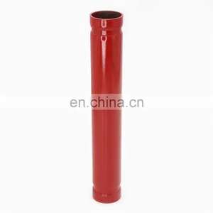 BS1387 Red Painted Grooved Fire Fighting Pipe thumbnail-6