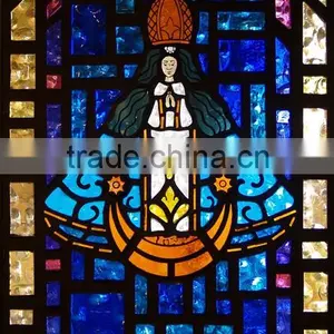 Stained Glass of Church Pattern for Interior or Exterior Decoration thumbnail-1
