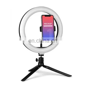 6 8 10 12 18 Inch LED Portable Changing RGB Color Photograph Make up Selfie Ring Fill Light With Tripod Stand thumbnail-1