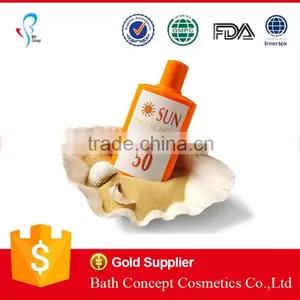 FDA SPF 50 Wholesale Organic Zinc Sunblock Sunscreen Lotion thumbnail-1