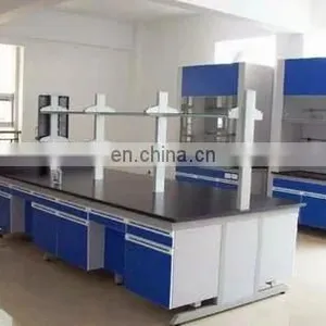 CE School Furniture Lab Island Table Bench With Sink and Reagent Shelf thumbnail-5